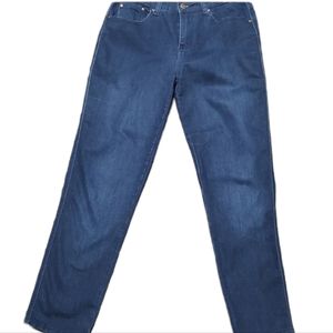 Dark Wash DG2 Diane Gilman High Waist Stretch Ankle Jeans sz 6 Petite